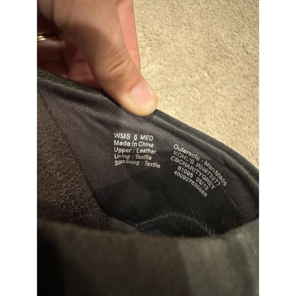 Croft & Barrow Clogs Dress Shoes Taupe & Grey Suede Womens Size 6 Leather Upper - Picture 9 of 9